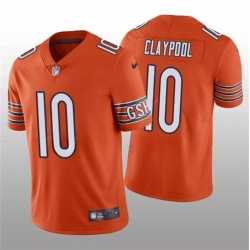 Men & Women & Youth Chicago Bears #10 Chase Claypool Orange Vapor Untouchable Limited Stitched Football Jersey